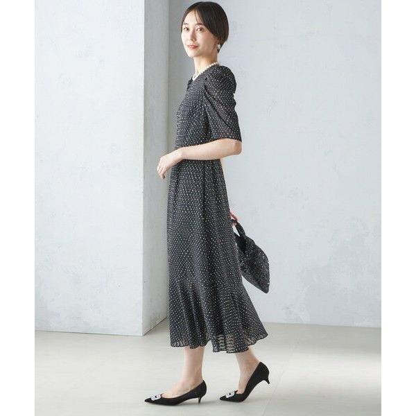 SHIPS / シップス troisiemeCHACO:カット ジャカード ワンピース（セレモニー対応可）の画像
