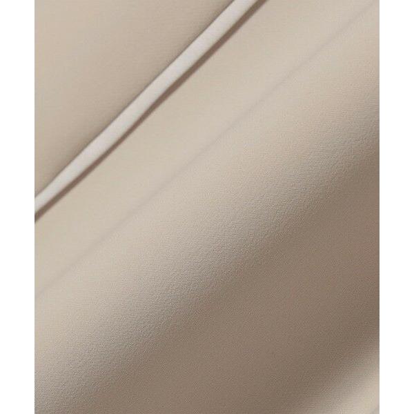 SHIPS for women / シップスウィメン 〈手洗い可能〉パールモチーフ デザイン スリーブ フレア ワンピース◇ ポリエステル100%，