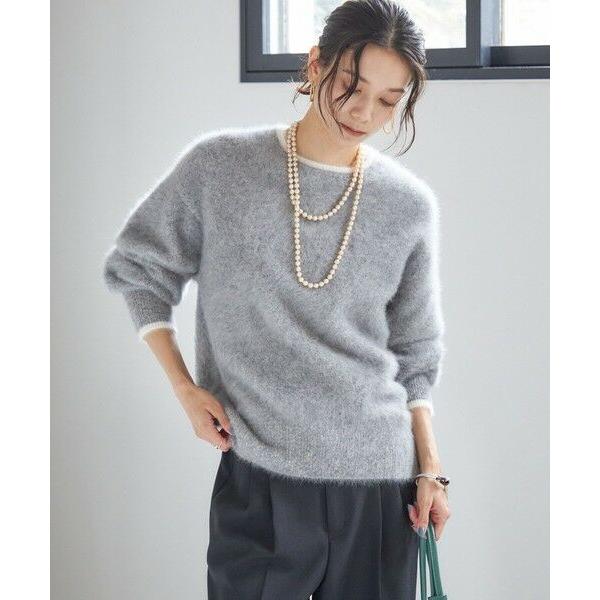 SHIPS（シップス） 杢 フォックス カシミヤ クルーネック ニット プル