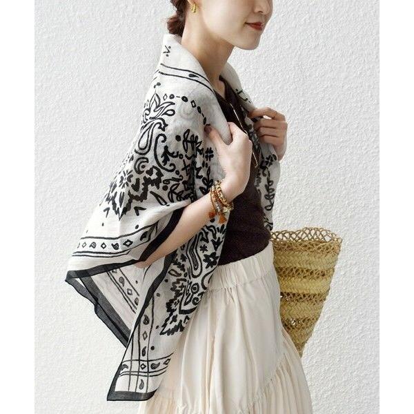 SHIPS（シップス） manipuri: 120*120 STOLE : タカシマヤファッション
