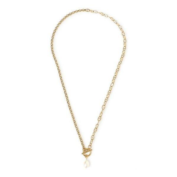 SHIPS（シップス） ステンレス ミックス チェーン ネックレス 