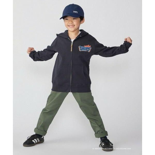 SHIPS / シップス DQVIIR × SHIPS:110150cm ロゴ ZIP フーディー〈KIDS〉の画像