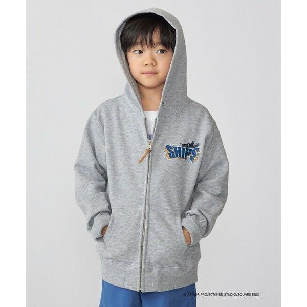 SHIPS / シップス DQVIIR × SHIPS:110150cm ロゴ ZIP フーディー〈KIDS〉の画像
