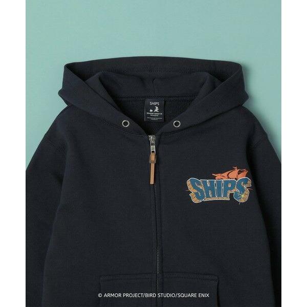 SHIPS / シップス DQVIIR × SHIPS:110150cm ロゴ ZIP フーディー〈KIDS〉の画像