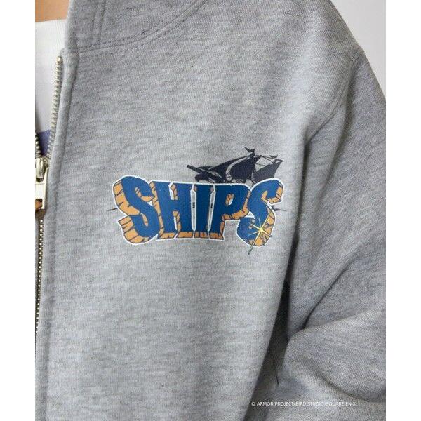 SHIPS / シップス DQVIIR × SHIPS:110150cm ロゴ ZIP フーディー〈KIDS〉の画像