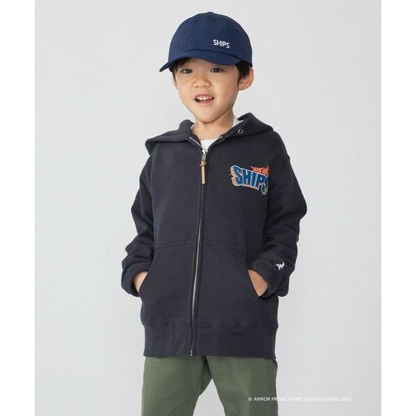 SHIPS / シップス DQVIIR × SHIPS:110150cm ロゴ ZIP フーディー〈KIDS〉の画像