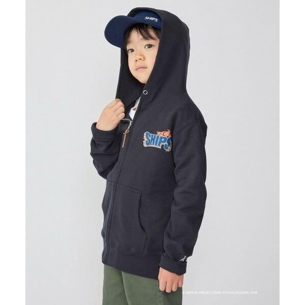SHIPS / シップス DQVIIR × SHIPS:110150cm ロゴ ZIP フーディー〈KIDS〉の画像