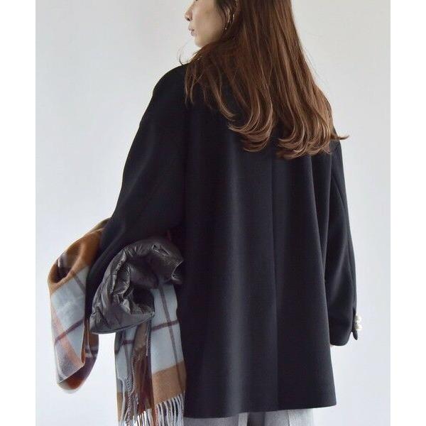 SHIPS for women シップスウィメン quaranciel ノンミュールジングウール パールモチーフ テーラード コート SHIPS シップス
