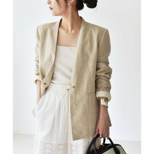 【美品】SHIPSの上質フレンチリネンジャケット 楽天市場】TISSU ティシュ オリジナルフレンチリネン テーラード