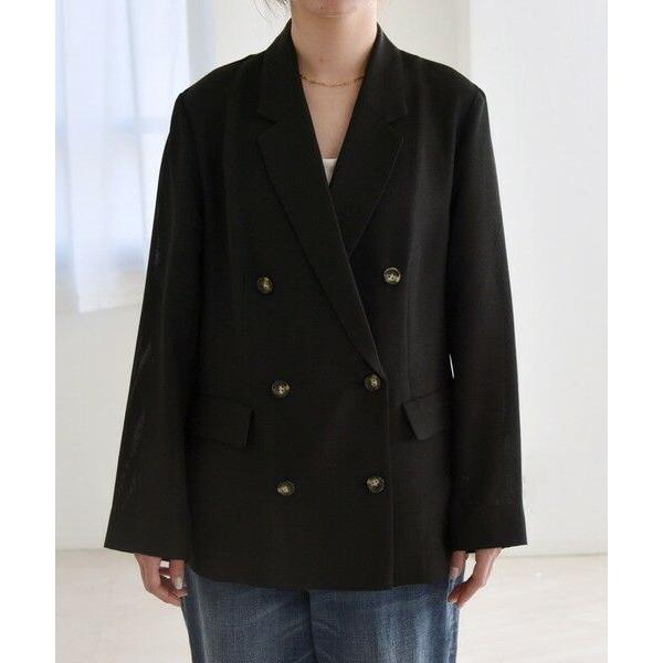SHIPS（シップス） quaranciel:〈手洗い可能〉メッシュ ダブルブレスト