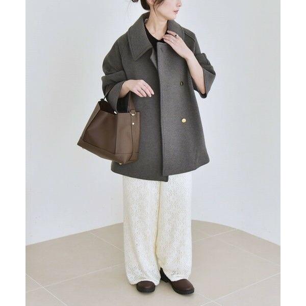 SHIPS for women (quaranciel)ステンカラーコート セール】 quaranciel:〈手洗い可能〉ダンボール ステンカラー