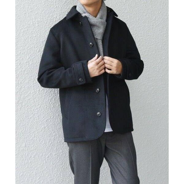SHIPS（シップス） SHIPS any: ウォーム メルトン シングル Pコート