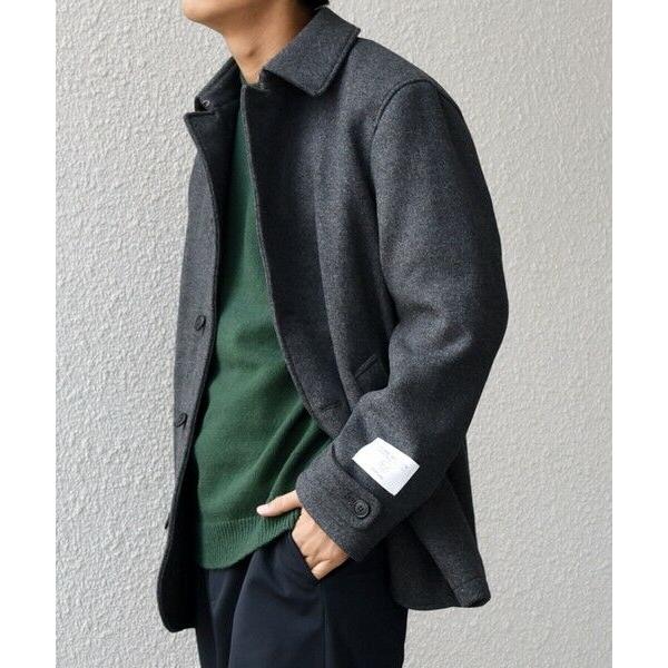 SHIPS（シップス） SHIPS any: PURE WOOL MELTON シングル Pコート