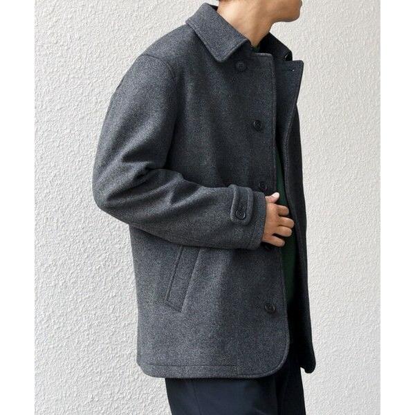 SHIPS（シップス） SHIPS any: PURE WOOL MELTON シングル Pコート