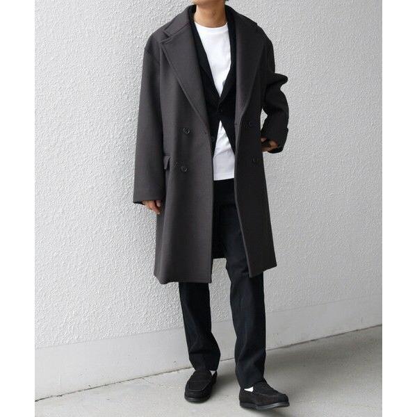 SHIPS（シップス） PURE WOOL MELTON ダブル チェスターコート 26AW