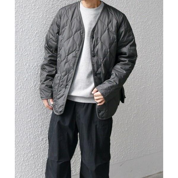 シップス エニィ（SHIPS any）/【SHIPS any別注】TAION: 〈手洗い可能〉ダウンキルト スリット ボタン カーディガン◇ SHIPS（シップス） 【SHIPS any別注】TAION: 〈手洗い可能〉ダウン