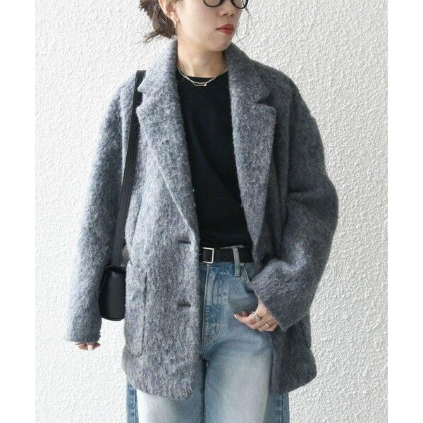 SHIPS（シップス） SHIPS any: ウール ミックス シャギー シングル