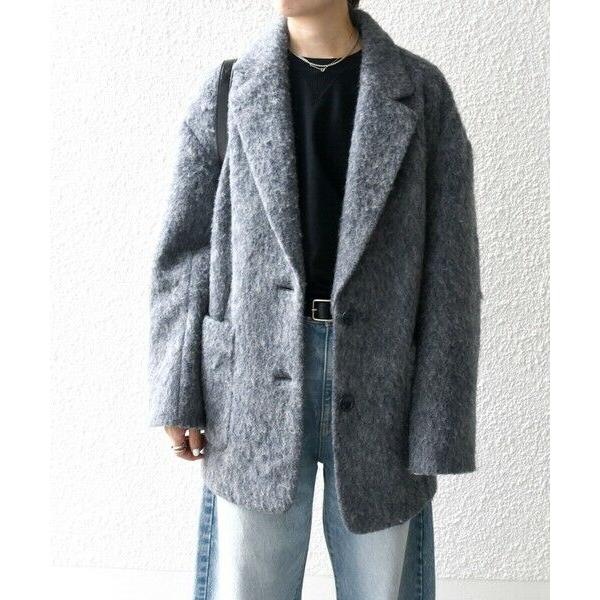 SHIPS（シップス） SHIPS any: ウール ミックス シャギー シングル