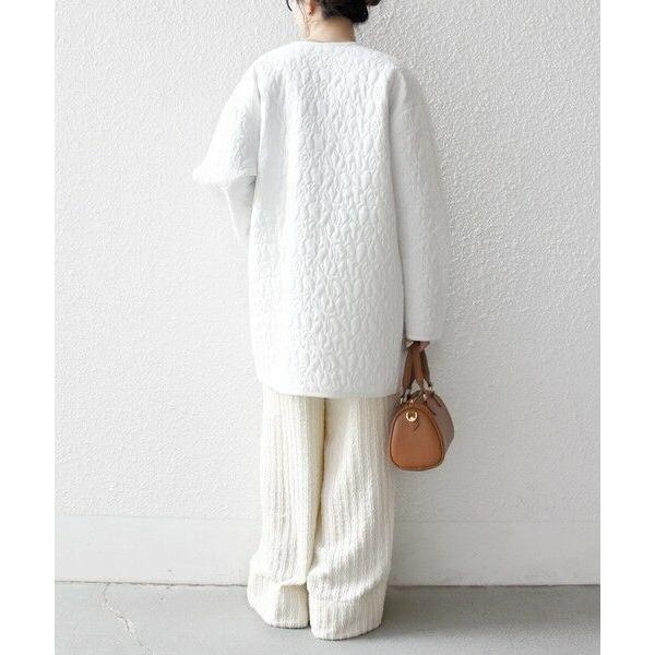 SHIPS（シップス） SHIPS any: キルティング ステッチ ノーカラー