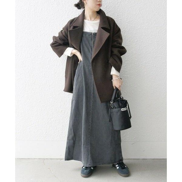 SHIPS（シップス） SHIPS any: ウール ミックス コクーン ショート P