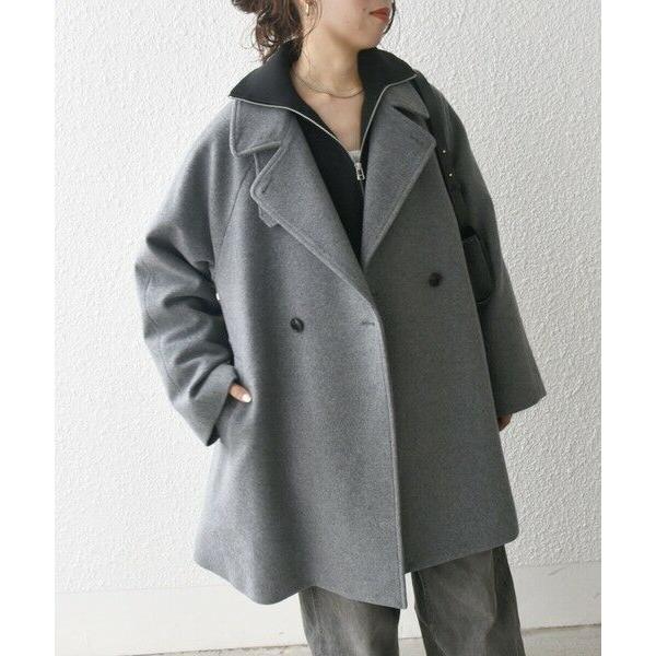 SHIPS any: スタンド & ダブル カラー コート 24FW SHIPS any: スタンド & ダブル カラー コート 24FW | シップス