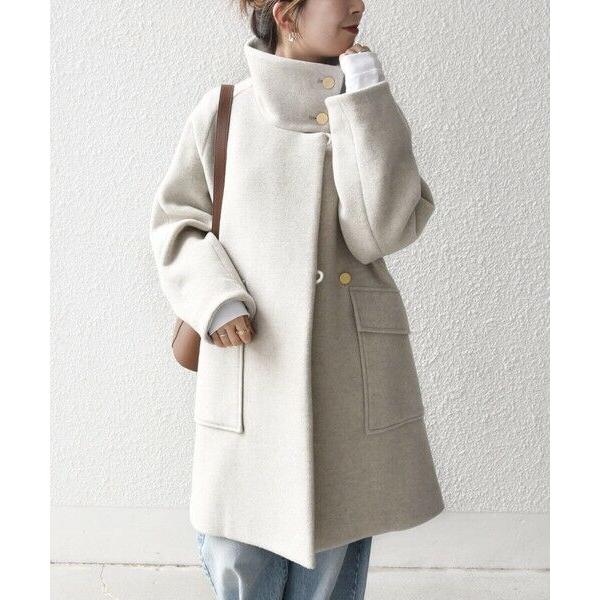 SHIPS（シップス） SHIPS any: カシミヤ ミックス スタンドカラー