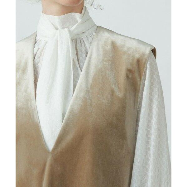 TOMORROWLAND / トゥモローランド マットベロア Vネックベスト