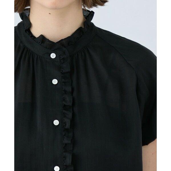 TOMORROWLAND / トゥモローランド スムースラミー フリルカラー