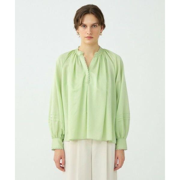 TOMORROWLAND（トゥモローランド） コットンシルクサテン スキッパー