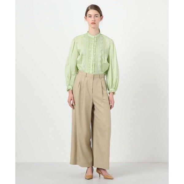 BALLSEY トゥモローランド コットンシルク クルーネックブラウス 