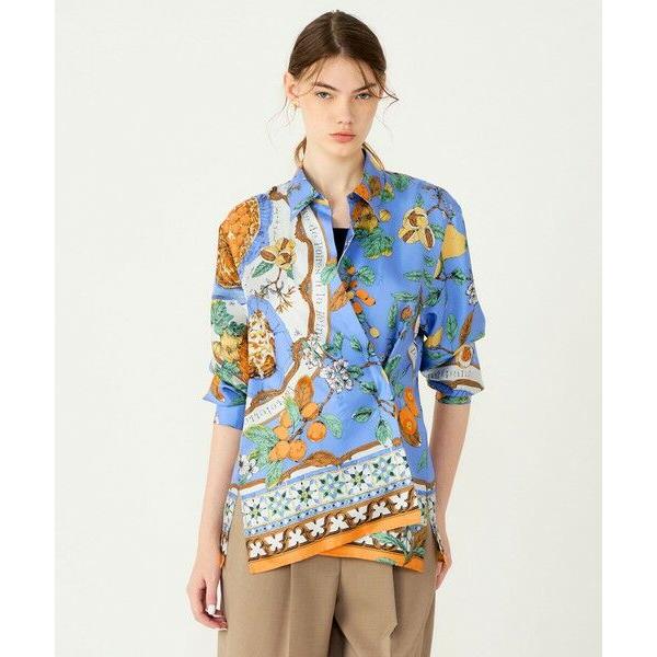 TOMORROWLAND / トゥモローランド 【別注】manipuri for Ballsey Antique Recipe カシュクールブラウスの画像