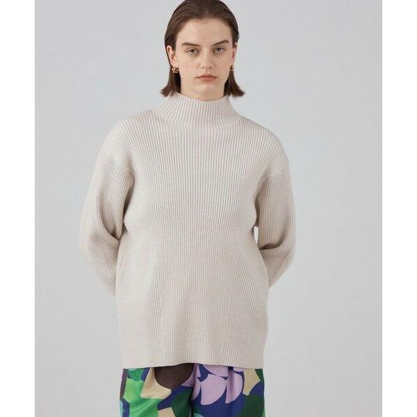 TOMORROWLAND（トゥモローランド） ウールポリエステルストレッチリブ