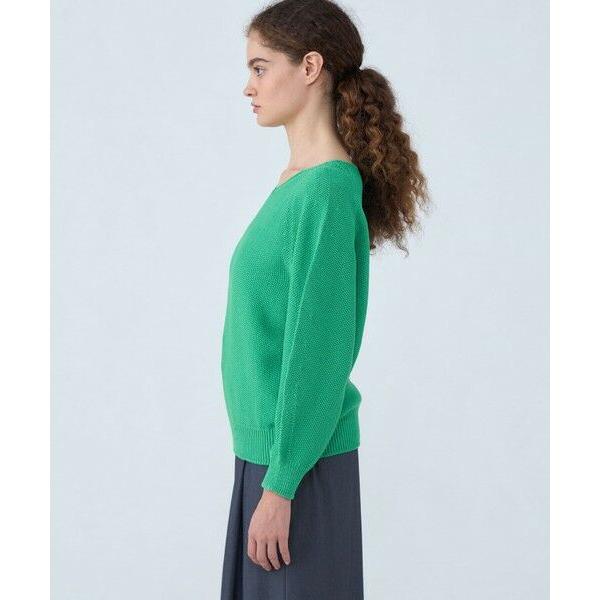 モスステッチニットプルオーバー Ballsey（ボールジィ） ニット セーター モスステッチ Vネックプル