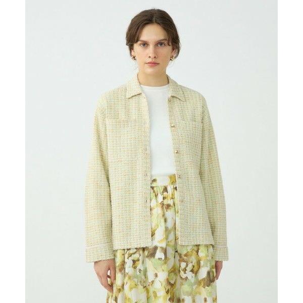 TOMORROWLAND（トゥモローランド） ミックスツイード シャツブルゾン