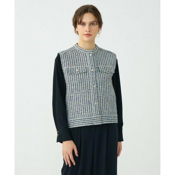 TOMORROWLAND（トゥモローランド） ミックスツイード ショートベスト