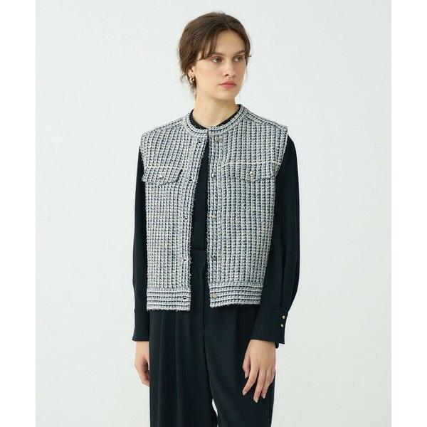 TOMORROWLAND（トゥモローランド） ミックスツイード ショートベスト