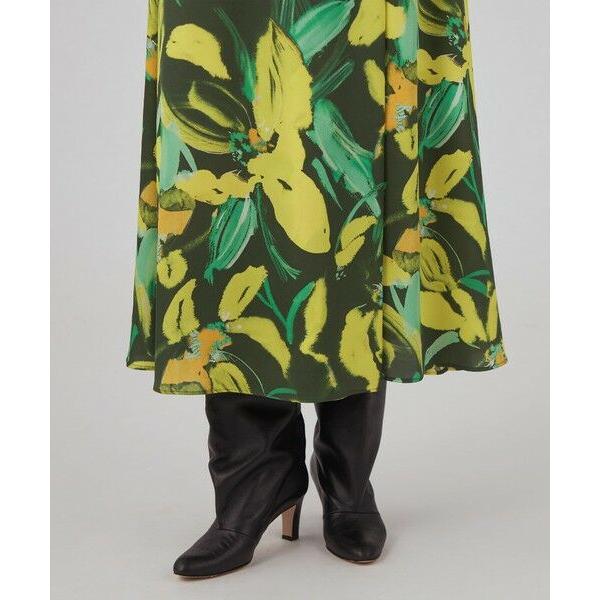 TOMORROWLAND（トゥモローランド） フルリールプリント ロングフレア