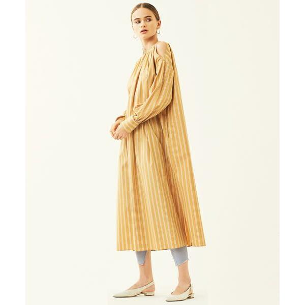 Tomorrowland トゥモローランド コットンストライプ ネックギャザーワンピース タカシマヤファッションスクエア 通販 Paypayモール