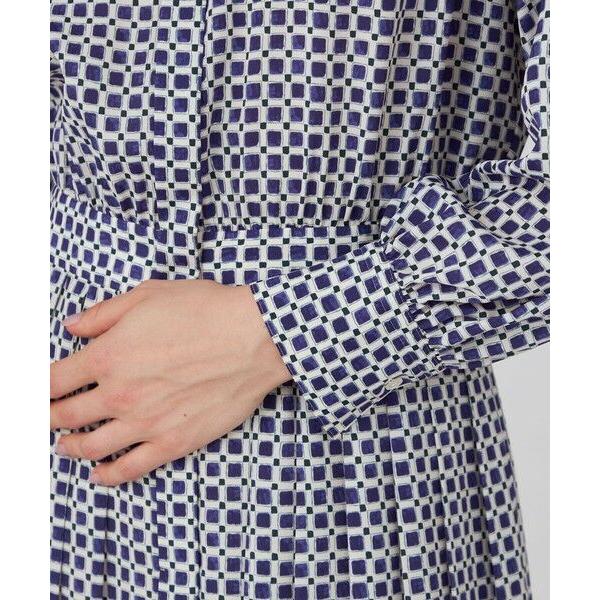 TOMORROWLAND（トゥモローランド） カラーグリッドプリント プリーツ