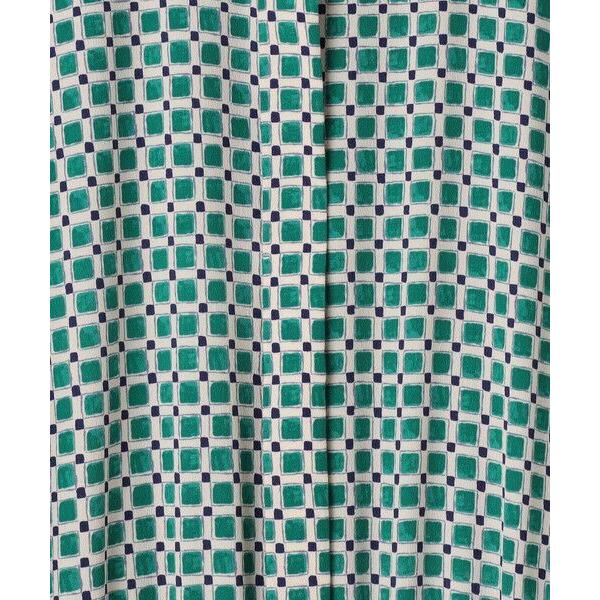 TOMORROWLAND（トゥモローランド） カラーグリッドプリント プリーツ