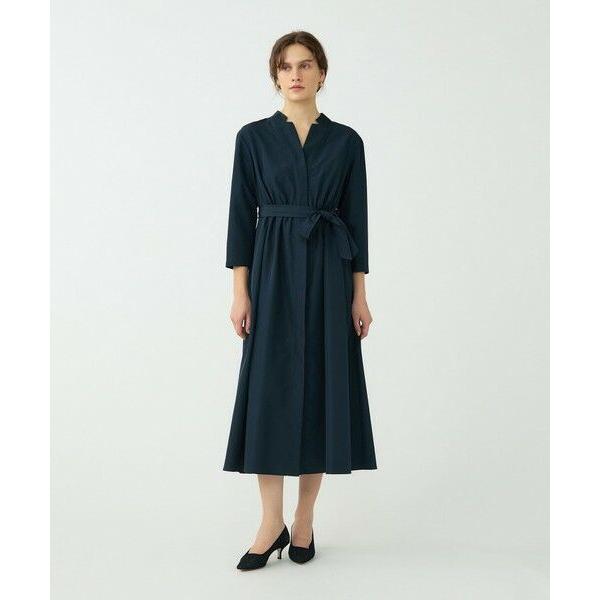 TOMORROWLAND（トゥモローランド） プリーツコンビ シャツワンピース