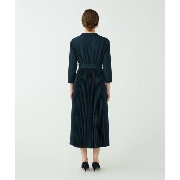 TOMORROWLAND（トゥモローランド） プリーツコンビ シャツワンピース