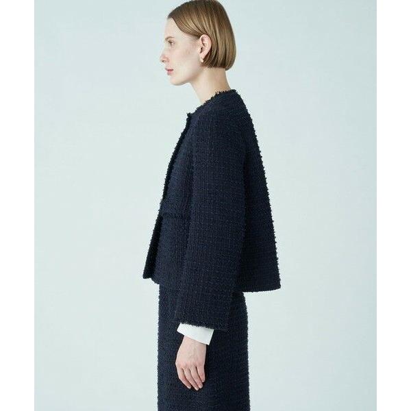 TOMORROWLAND（トゥモローランド） ミックスヤーンツイード ノーカラー