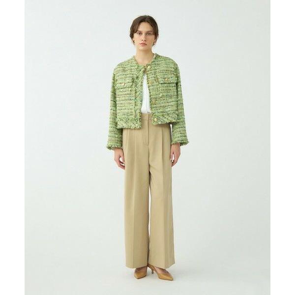 TOMORROWLAND（トゥモローランド） プレリーツイード クロップドクルー