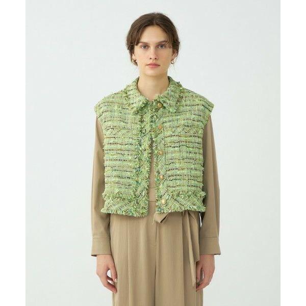 TOMORROWLAND（トゥモローランド） プレリーツイード ステンカラー