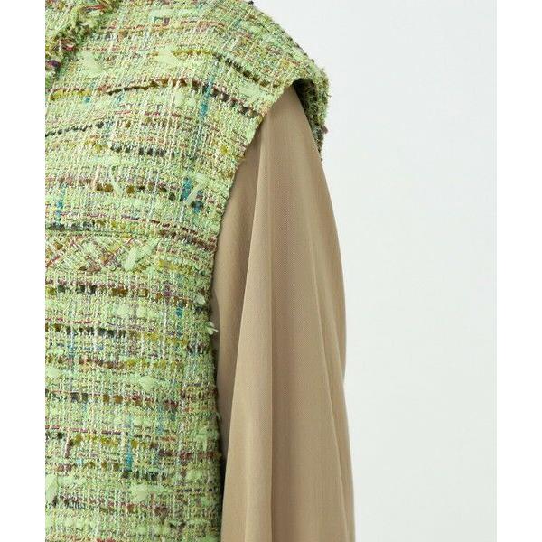 TOMORROWLAND（トゥモローランド） プレリーツイード ステンカラー