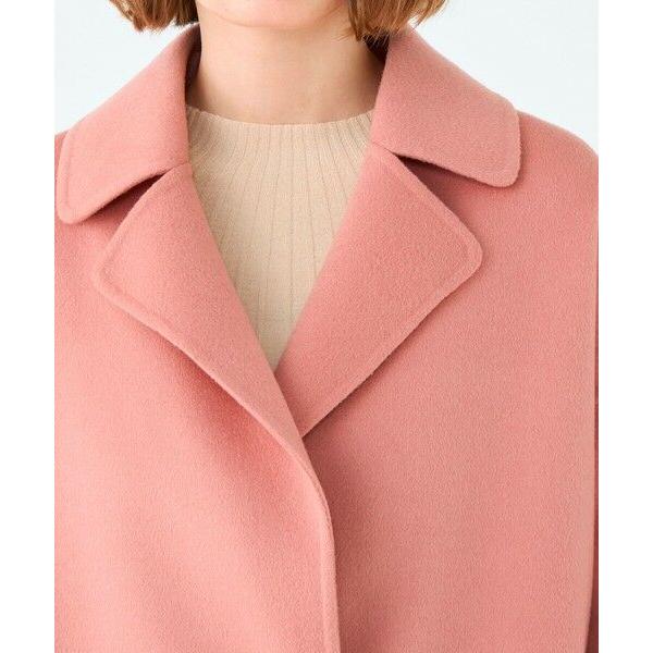 TOMORROWLAND ウールショートコート プレミアムウールリバー オープンカラーショートコート | maison