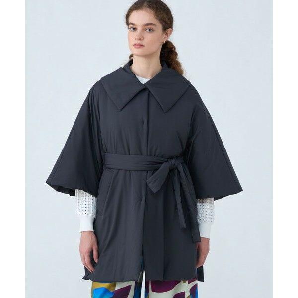 Ballsey パデットツイル ベルテッドポンチョトゥモローランド ジャケット TOMORROWLAND（トゥモローランド） パデットツイル ベルテッドポンチョ