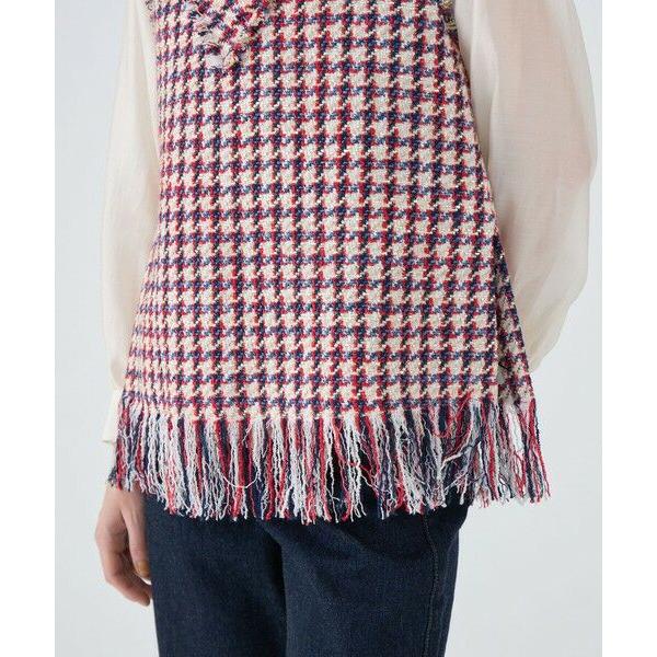 TOMORROWLAND 39,600円メタリックツイード Vネックベスト TOMORROWLAND（トゥモローランド） メタリックツイード Vネックベスト