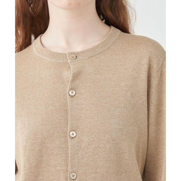 TOMORROWLAND リネンカーディガン サイズL セール】 TOMORROWLAND TRICOT ティントリネン Vネック